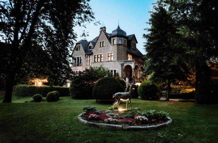 Schlosshotel Stecklenberg im Harz mit Schlosspark
