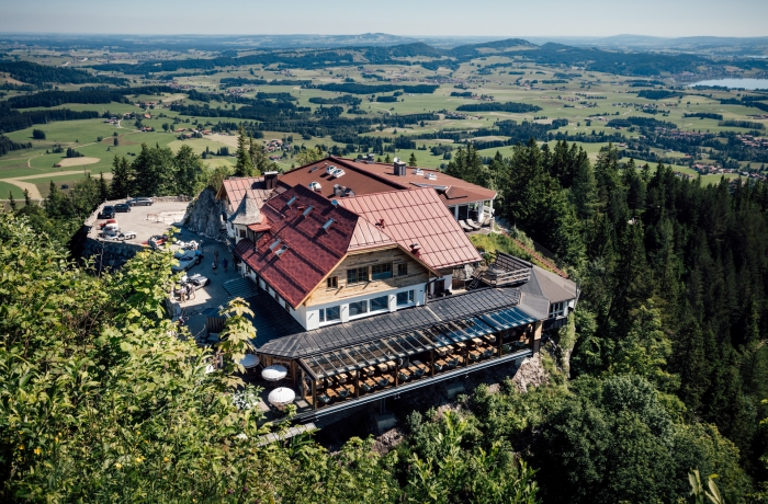 Boutique Hotel Blaue Burg Falkenstein über Pfronten im Allgäu
