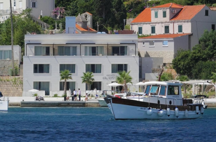 Kalamota Beach House direkt am Hafen der Insel Koločep bei Dubrovnik.