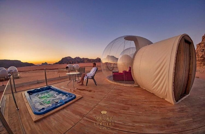 Bubble Hotel in Wadi Rum (Jordanien)