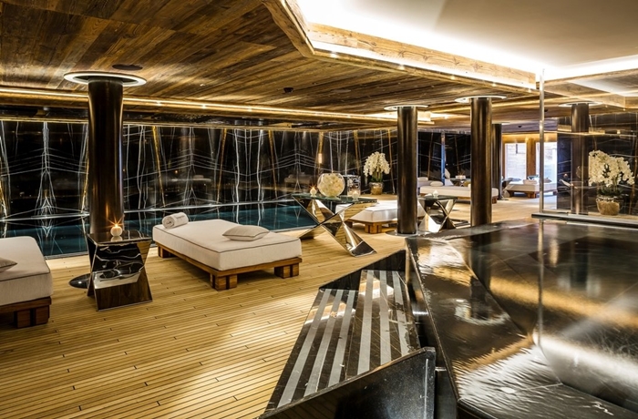 Unsere teuersten Hotels: Der riesige Wellnessbereich im Ultima Gstaad ist unvergleichlich stylish