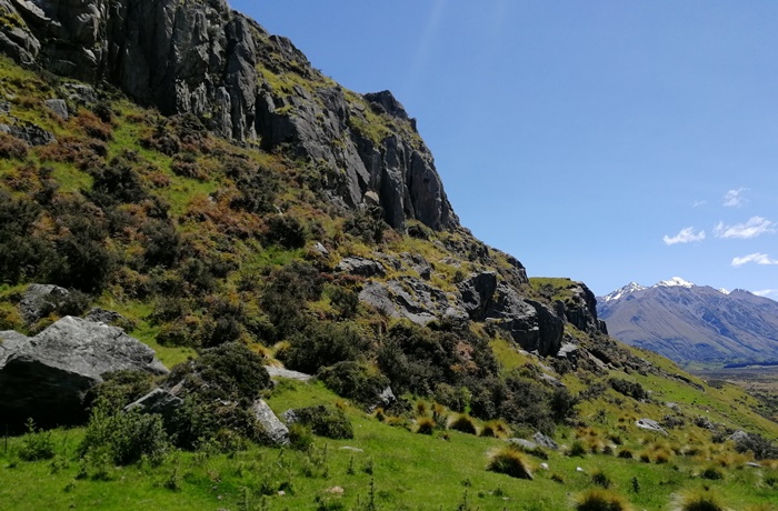 Mount Sunday in Neuseeland: Der Drehort für die Stadt Edoras aus Herr der Ringe - ein Geheimtipp.