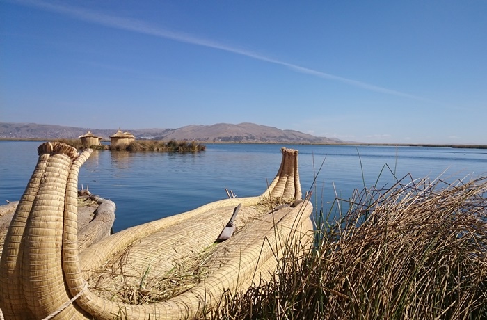 Auf dem Titicaca-See