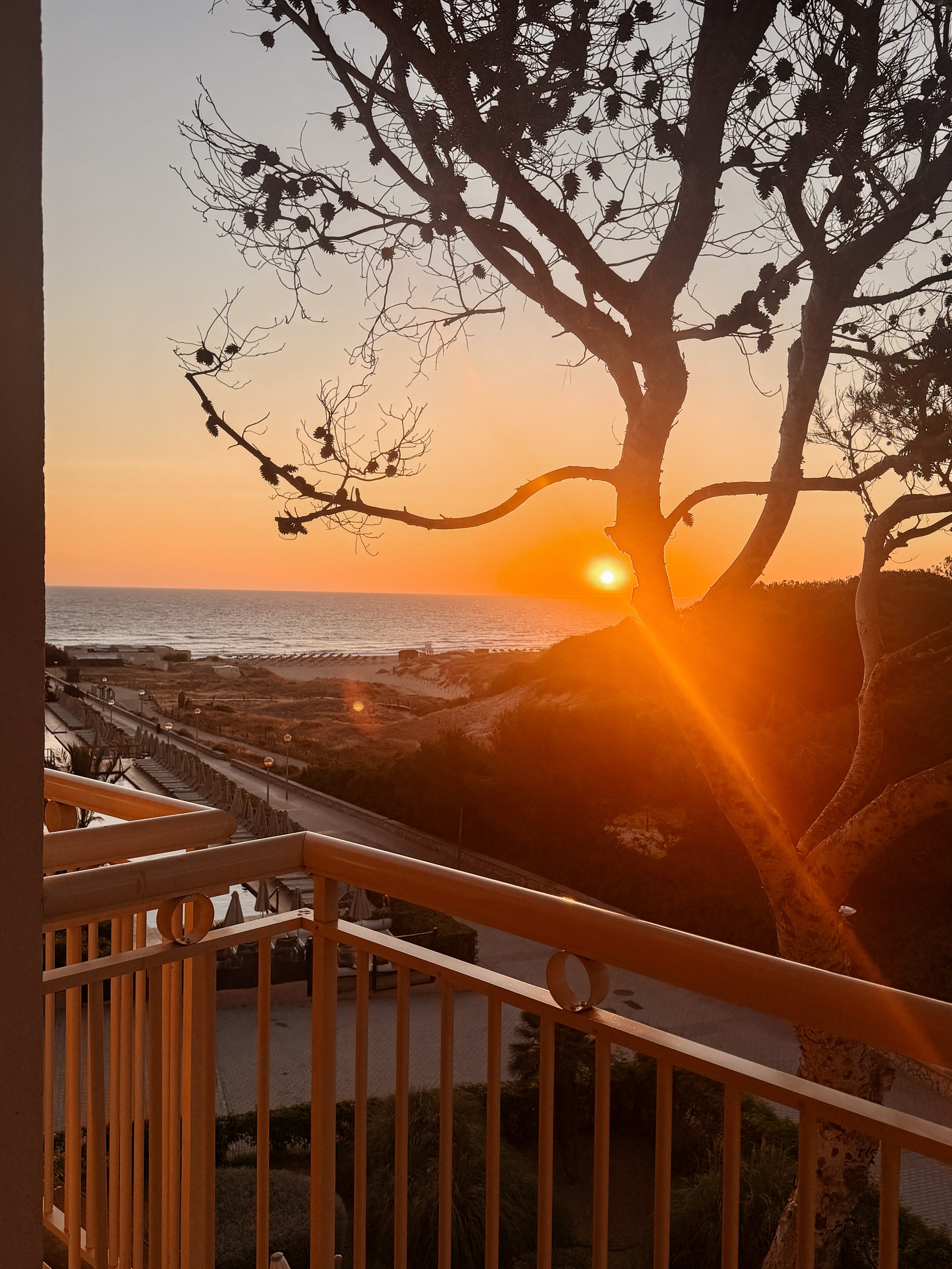Sonnterungang vom Balkon
