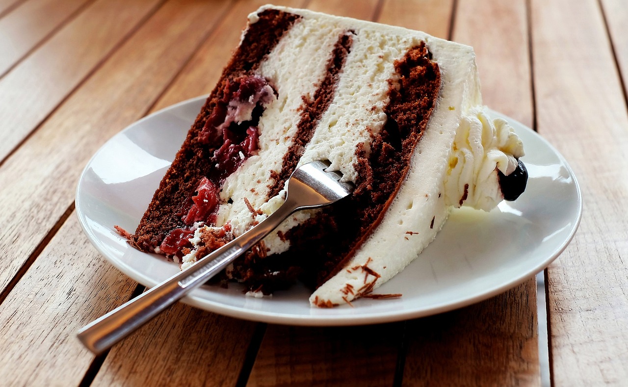 Der Kuchen-Klassiker: Ein Stück Schwarzwälder Kirschtorte