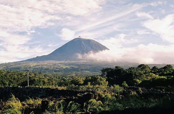 Vulkan Pico aus einiger Entfernung