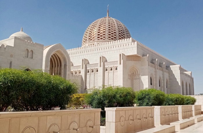 Die Sultan-Qabus-Moschee in der Hauptstadt Muscat