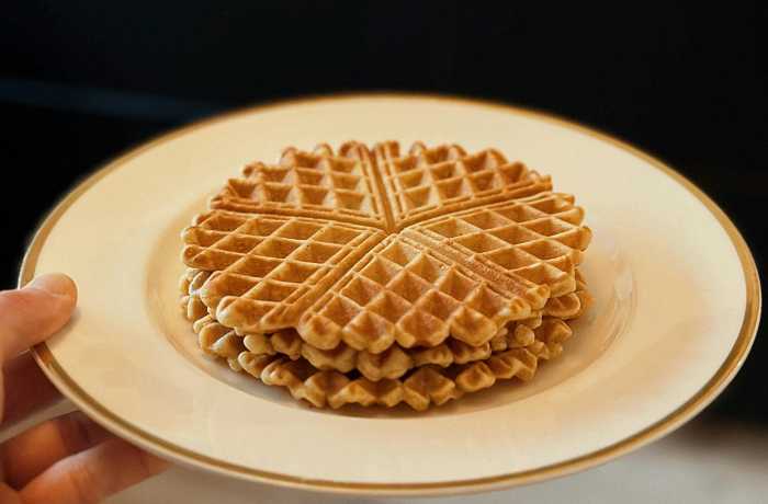 Waffeln sind in Norwegen ein beliebter Snack