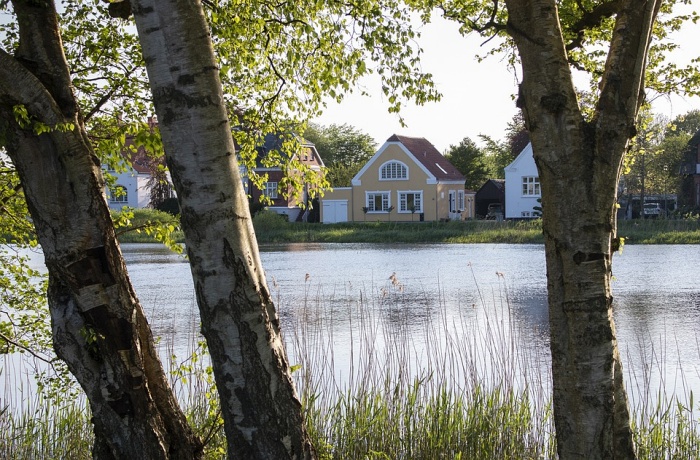 Blick auf Fluss in dem Geheimtipp Dänemarks: Ribe