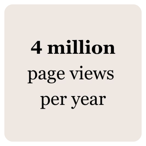 escapio: 4 million page views per year